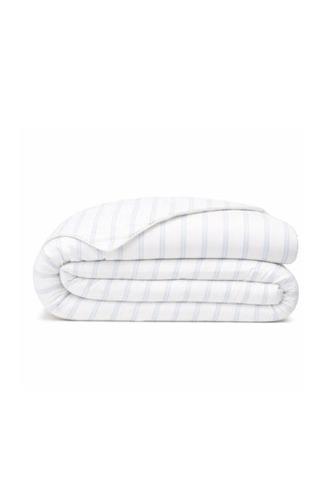 Bamboo Duvet Cover Blue Stripe
