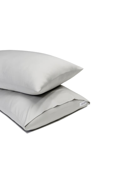 Bamboo Pillow Covers set Light Grey