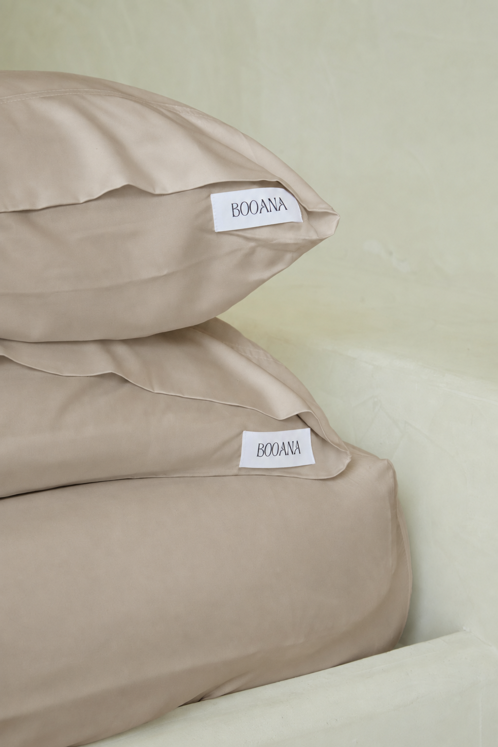 Bamboo Fitted Sheet Set Oat