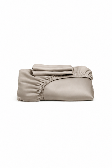 Bamboo Fitted Sheet Set Oat
